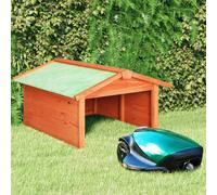vidaXL Casetta per Tosaerba Robotizzato 72x87x50 cm Massello di Abete