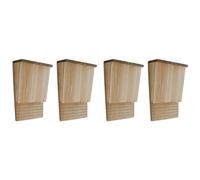 VIDAXL - Casette Per Pipistrelli 4 Pz In Legno 22x12x34 Cm