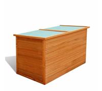 vidaXL Cassa Cassapanca Panca Stoccaggio Contenitore da Giardino Esterno Legno