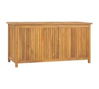 vidaXL Cassa da Giardino 114x50x58 cm in Legno Massello di Teak