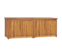 vidaXL Cassa da Giardino 150x50x55 cm in Legno Massello di Teak