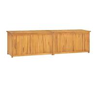 vidaXL Cassa da Giardino 200x50x55 cm in Legno Massello di Teak