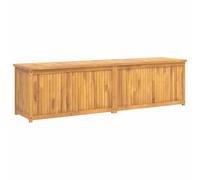 vidaXL Cassa da Giardino 200x50x55 cm in Legno Massello di Teak