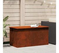 vidaXL Cassa per cuscini da giardino Acciaio 100 x 50,5 x 50 cm 220