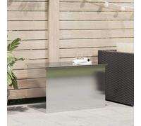 vidaXL Cassa per cuscini da giardino Acciaio zincato 80 x 50,5 x 50 cm