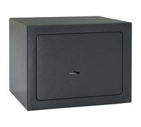 vidaXL Cassaforte con blocco Grigio scuro 23 x 17 x 17 cm Acciaio