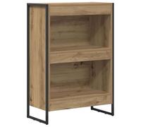 vidaXL Cassaforte per libri in rovere artificiale, 80 x 30 x 155 cm, in legno, rettangolare, serie di mobili resistenti con design elegante per spazi moderni, ideali per comfort e stile