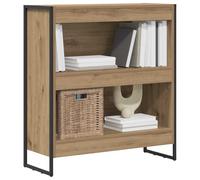 vidaXL Cassaforte per libri in rovere artificiale, 80 x 30 x 155 cm, in legno, rettangolare, serie di mobili resistenti con design elegante per spazi moderni, ideali per comfort e stile