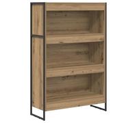 vidaXL Cassaforte per libri in rovere artificiale, 80 x 30 x 155 cm, in legno, rettangolare, serie di mobili resistenti con design elegante per spazi moderni, ideali per comfort e stile
