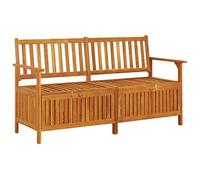 AX Panchina Giardino CassaPanca 148x62x84cm Legno Massello Acacia Uffici 316743