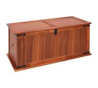 vidaXL Cassapanca 79x34x32 cm Contenitore Baule Cassa Panca da Salotto Camera Letto Soggiorno Arredamento Interni Legno Massello di Acacia