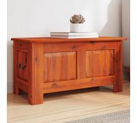 vidaXL Cassapanca con Coperchio Marrone in Legno Massello di Acacia