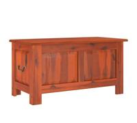 vidaXL Cassapanca con Coperchio Marrone in Legno Massello di Acacia