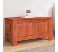 vidaXL Cassapanca con Coperchio Marrone in Legno Massello di Acacia