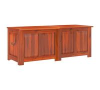 vidaXL Cassapanca con Coperchio Marrone in Legno Massello di Acacia