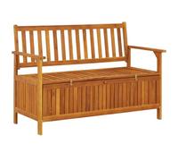 vidaXL Cassapanca da Giardino 120 cm in Legno Massello di Acacia