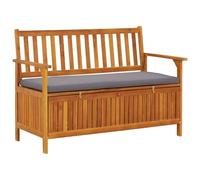 vidaXL Cassapanca da Giardino 120 cm in Legno Massello di Acacia