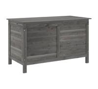 vidaXL Cassapanca da giardino antracite 99x49,5x58,5 cm in legno massiccio di abete