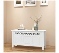 Vidaxl - Cassapanca In Stile Barocco Mdf Bianca