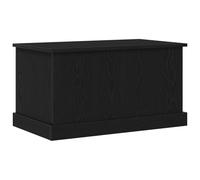 vidaXL Cassapanca Moderna in Rovere Nero | 70 X 40 38 cm Finitura Opaca Ideale per Camera da Letto e Soggiorno Soluzione Decorativa Funzionale Mobile in Legno Arredamento per Interni