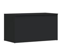 vidaXL Cassapanca Nera 84x42x46 cm in Legno Ingegnerizzato