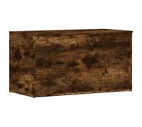 vidaXL Cassapanca Rovere Fumo 84x42x46 cm in Legno Ingegnerizzato