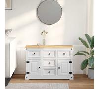 vidaXL Cassapanche di stoccaggio Corona Bianco 112 x 40 x 75 cm