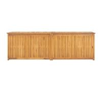 vidaXL Cassetta da giardino 175x50x55 cm in legno massiccio teak