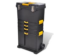 vidaXL Custodia Attrezzi Portatile Trolley Strumenti Officina Portautensili