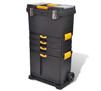 vidaXL Custodia Attrezzi Portatile Trolley Strumenti Officina Portautensili