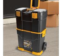 vidaXL Cassetta degli Attrezzi con Ruote 460x280x677 mm in PP