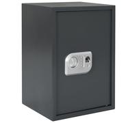 vidaXL Cassetta di sicurezza digitale Grigio scuro 35 x 31 x 50 cm