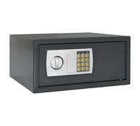 vidaXL Cassetta di sicurezza digitale Grigio scuro 42 x 37 x 20 cm