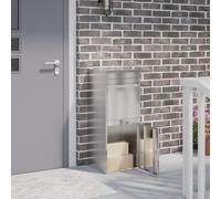 vidaXL Cassetta per pacchi Nero 41 x 38 x 103 cm Acciaio inossidabile