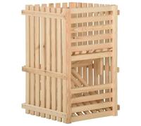 vidaXL Cassetta Porta Patate 50x50x80 cm in Legno Massello di Pino