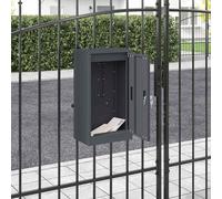 vidaXL cassetta postalepastkastei Antracite 30 x 20 x 55 cm Acciaio