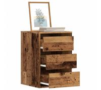 vidaXL Cassettiera Angolare Legno Antico 40x41x58 cm Legno Multistrato