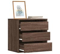 vidaXL Cassettiera Angolo Rovere Marrone 60x41x58cm Legno Multistrato