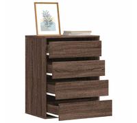 vidaXL Cassettiera Angolo Rovere Marrone 60x41x76cm Legno Multistrato