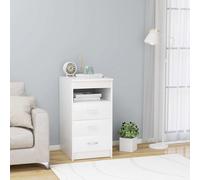vidaXL Cassettiera Bianca 40x50x76 cm in Legno Multistrato
