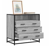 vidaXL Cassettiera Grigio Sonoma 70x41x70 cm in Legno Multistrato, Mobile con cassetti, credenza, credenza con cassetti, Mobile Contenitore