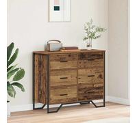 vidaXL Cassettiera Legno vecchio 91 x 35.5 x 74.5 cm Legno multistrato