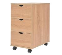 AX Cassettiera Quercia Stipi Studio Ufficio Elegante Rovere 33x45x60cm 0k 245725