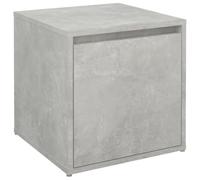 vidaXL Cassetto Contenitore Grigio Cemento 40,5x40x40 cm in Legno