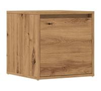 vidaXL Cassetto Contenitore Rovere 40,5x40x40 cm in Legno Multistrato, cassetto portaoggetti, cesta portaoggetti, cesta, Scatola portaoggetti, Scatola
