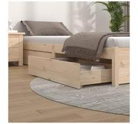 VIDAXL - Cassettoni Da Letto 4 Pz In Legno Massello Di Pino - SPEDIZIONE GRATUITA