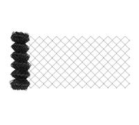 vidaXL Catena di Recinzione Grigia 0,4 x 10m in Acciaio | Barriera Esterna Resistente ai Raggi UV con Motivo Geometrico. Perfetta per Il Tuo Giardino, terrazzo o Come Limite per Il Paesaggio. È Una