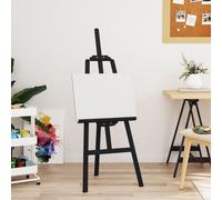 vidaXL Cavalletto Nero 53,5x95x127 cm in Legno Massello di Pino