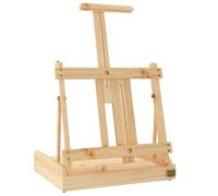 vidaXL Cavalletto Tavolo Cassetto 41,5x37x12 cm Legno Massello Pino