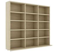 vidaXL Armadio Porta CD Rovere Sonoma 102x23x89,5 cm in Truciolato